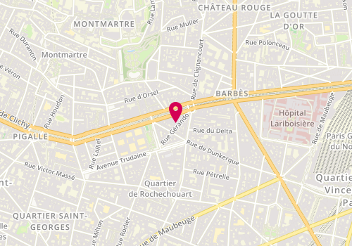 Plan de Musiques Musiques, 13 Rue Gerando, 75009 Paris
