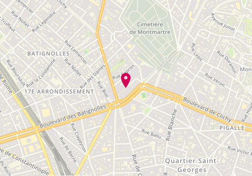Plan de Nebout. Hamm Bordeaux Pianos, 10 Bis Passage de Clichy, 75018 Paris