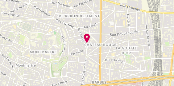 Plan de Atelier Villa, 55 Rue de Clignancourt, 75018 Paris