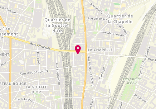 Plan de Plein Orgue, 5 Rue Ordener, 75018 Paris