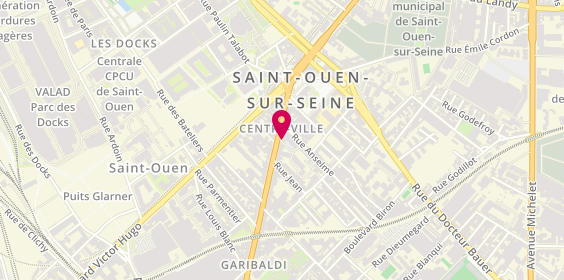 Plan de Music Partner, 17 avenue Gabriel Péri, 93400 Saint-Ouen-sur-Seine