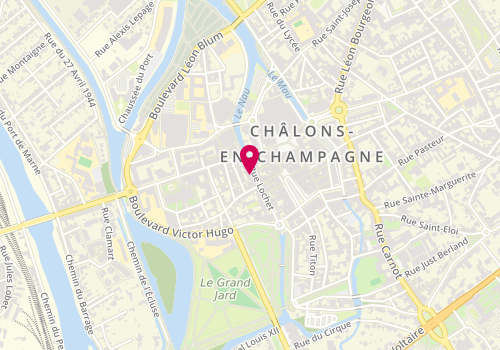 Plan de Axe Musique, 4 Rue Lochet, 51000 Châlons-en-Champagne