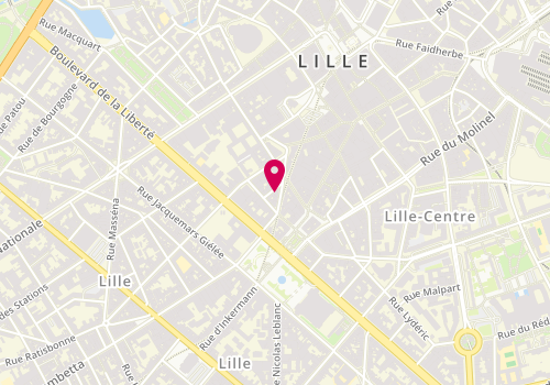 Plan de Le Distrot, 6 Rue Georges Maertens, 59800 Lille