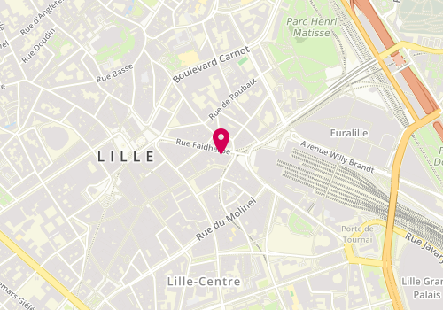 Plan de Cash-Web Lille Faidherbe, 66 Rue Faidherbe, 59800 Lille