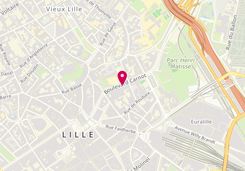 Plan de Lmg, 38 Boulevard Carnot, 59800 Lille